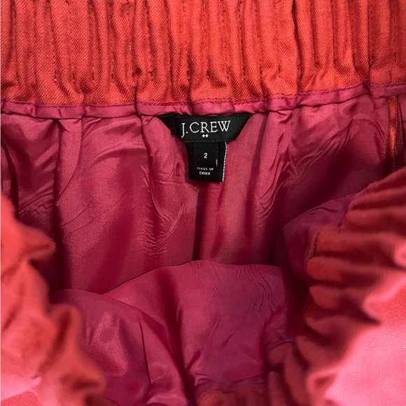 J Crew cinched waist mini skirt in red - Picture 2 of 2